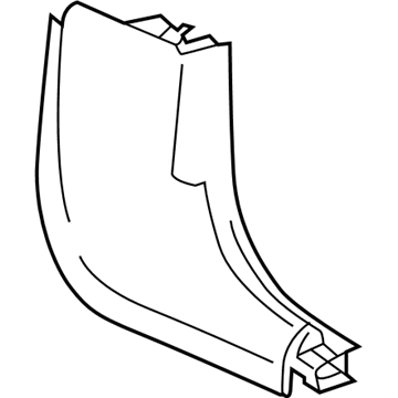 62112-WAA01 Toyota Kick Panel Trim, Driver Side Illustration 1 of 1