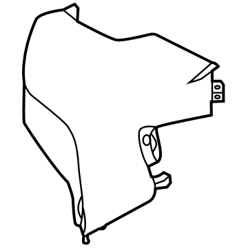 62520-WAA01 Toyota Lower Center Pillar Trim, Driver Side Illustration 1 of 1