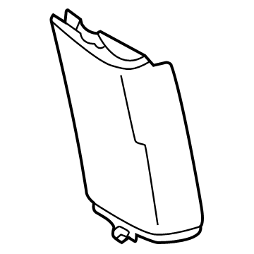 62420-WAA01 Toyota Upper Center Pillar Trim, Driver Side Illustration 1 of 1
