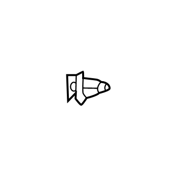 Toyota 90118-WA800 Corner Trim Clip 90118-WA800 Toyota Corner Trim Clip Illustration 1 of 1