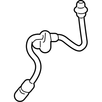 90947-02G44 Toyota Flex Hose, Front Driver Side Illustration 1 of 1