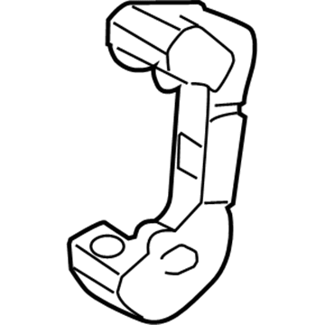 47721-74010 Toyota Caliper Mount, Passenger Side Illustration 1 of 1