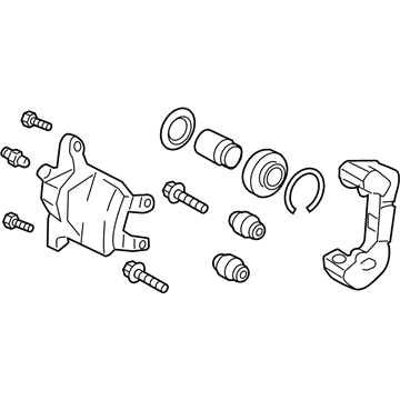 47730-74010 Toyota Caliper, Passenger Side Illustration 1 of 1