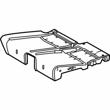 Toyota 71611-0C200 Seat Cushion Pad
