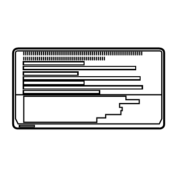 Toyota 89356-47020 Info Label