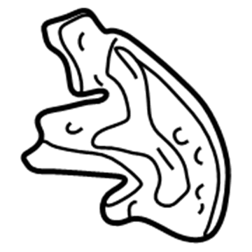 Toyota 86212-02060 Radio Mount Bracket