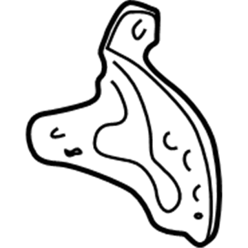 Toyota 86211-02060 Radio Mount Bracket