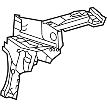 64201-06120 Toyota Upper Reinforcement, Passenger Side Illustration 1 of 1