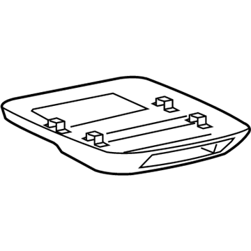 86295-48010-A0 Toyota Base, Television, Upper Illustration 1 of 1