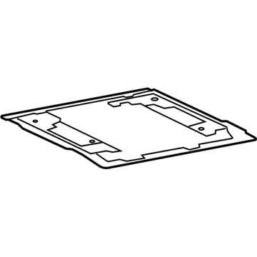 86117-48040 Toyota Bracket, Multi-Display Controller, A, Rear Illustration 1 of 1