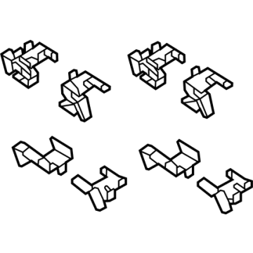 Toyota 04948-60050 Brake Pads Retainer Kit