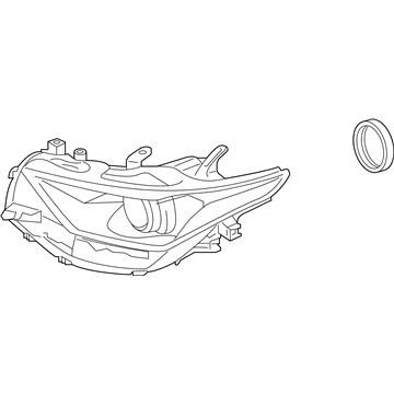 Toyota 81170-12C70 Headlamp Assembly