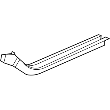 57191-42060 Toyota Rear Rail, Inner Passenger Side Illustration 1 of 1