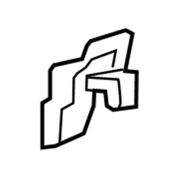 51401-42020 Toyota Bracket, Front Driver Side Illustration 1 of 1