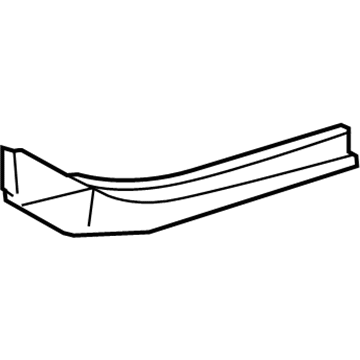 57053-42011 Toyota Reinforcement, Passenger Side Illustration 1 of 1