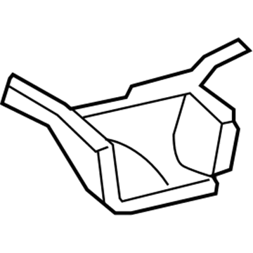 57078-78010 Toyota Torque Box, Front Driver Side Illustration 1 of 1