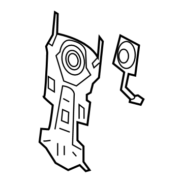 71053-0R030 Toyota Lumbar Support, Passenger Side Illustration 1 of 1