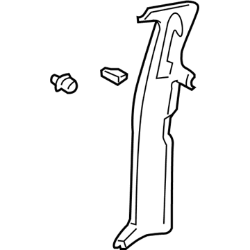 Toyota 62511-04030-B0 Corner Trim