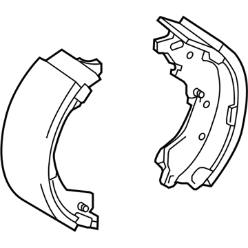 Toyota Parking Brake Shoes - 04495-04010