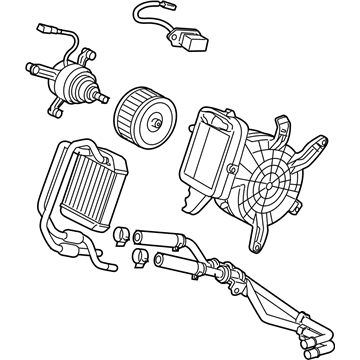 87110-48010 Toyota Heater Assembly, Rear Illustration 1 of 1