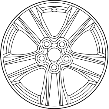 Toyota 42611-0EA01 Wheel, Alloy