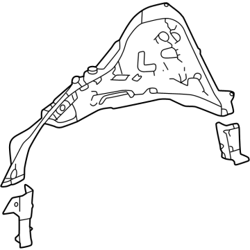 Toyota 61607-60370 Inner Wheelhouse