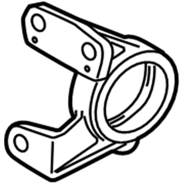 43457-06020 Toyota Bearing Support, Passenger Side Illustration 1 of 1
