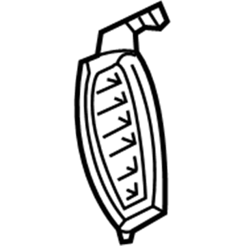 Toyota 55961-F4010-C1 Defroster Grille