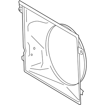 Toyota 16711-31491 Fan Shroud
