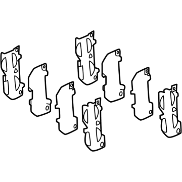 Toyota 04945-02340 Brake Pads Shim