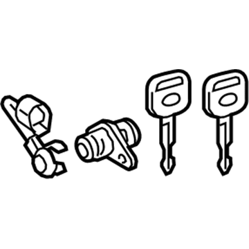 Toyota 69055-35140 Lock Cylinder Assembly