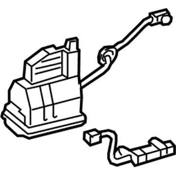 Toyota 69110-35100 Lock Assembly