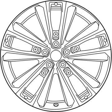 Toyota 42611-0R530 Wheel, Alloy