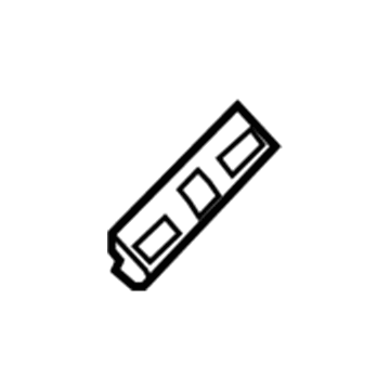 75545-30170 Toyota Clip, Windshield Outside Moulding Illustration 1 of 1