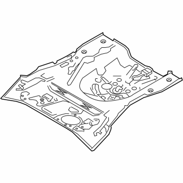 Toyota Yaris Floor Pan - 58311-WB004