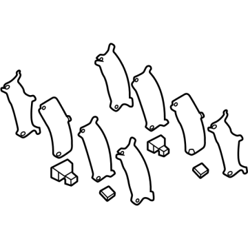 Toyota 04946-02210 Brake Pads Shim