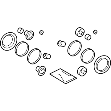 Toyota 04479-02500 Brake Pads Seal Kit