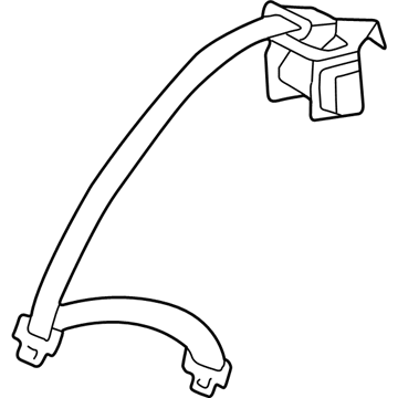 73480-AA030-B0 Toyota Belt & Retractor, Blue Gray, Driver Side Illustration 1 of 1