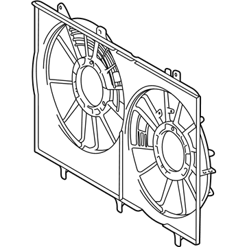 Toyota 16711-0P400 Fan Shroud