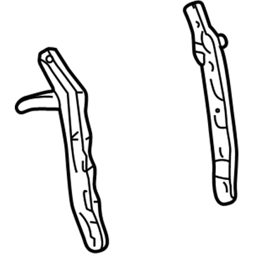 55306-17070 Toyota Support Brace, Lower Driver Side Illustration 1 of 1