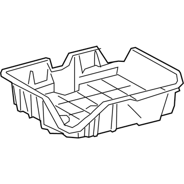 74404-02580 Toyota Battery Tray Illustration 1 of 1