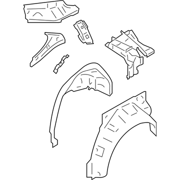 Toyota SU003-07660 Inner Panel Assembly
