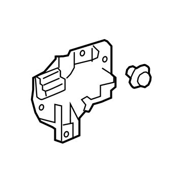 87963-02010 Toyota Access Cover, Passenger Side Illustration 1 of 1
