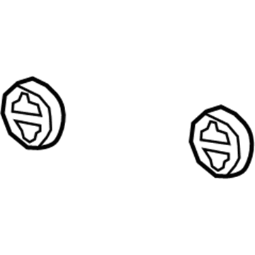 Toyota 17565-07040 Muffler With Tail Pipe Hanger