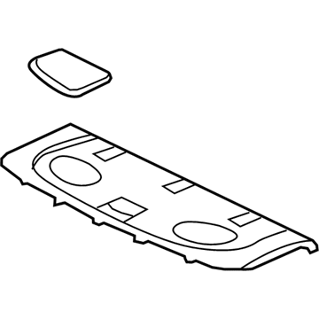 Toyota 64330-52270-C0 Package Tray Cover