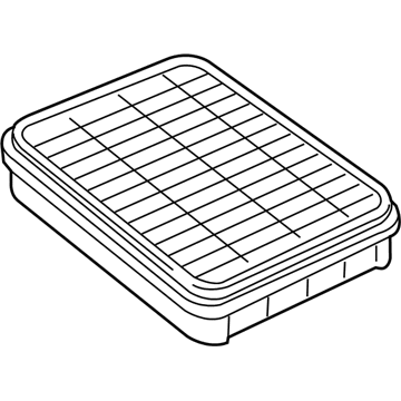 17801-0P100 Toyota Air Filter Illustration 1 of 1