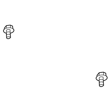 Toyota SU003-02196 Valve Assembly Bolt