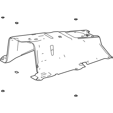 Toyota 58563-60110 Center Shield