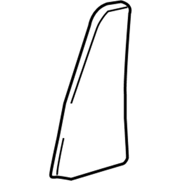 68124-60360 Toyota Fixed Glass, Driver Side Illustration 1 of 1