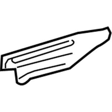 69906-0C020 Toyota Channel Sub-Assembly, Rear Door Glass, Driver Side Illustration 1 of 1
